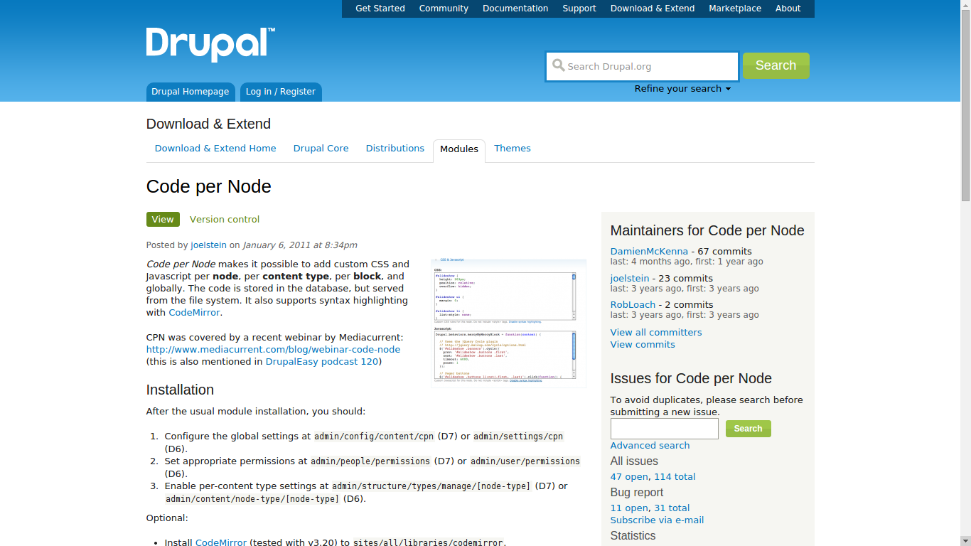 Use the Drupal 7 module "Code per Node" to add custom CSS and Javascript