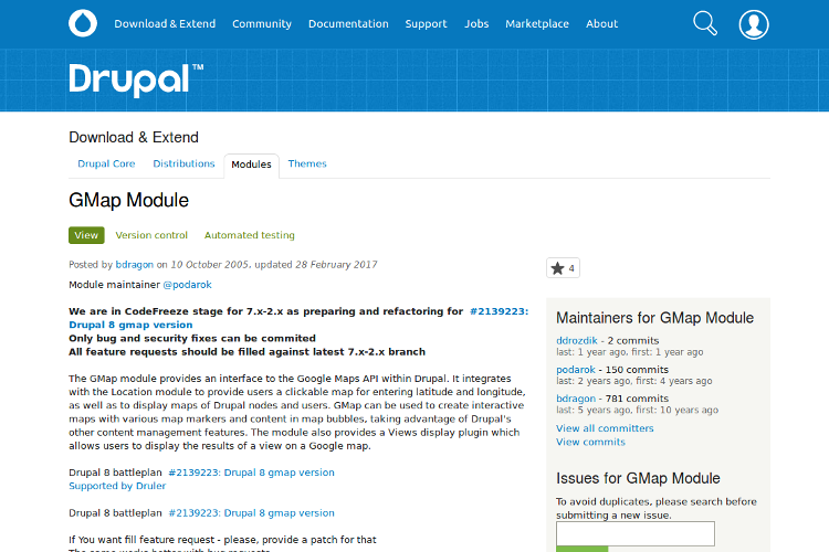 Drupal GMap module: Mixed content with markerclusterer.js or markerclusterer_packed.js