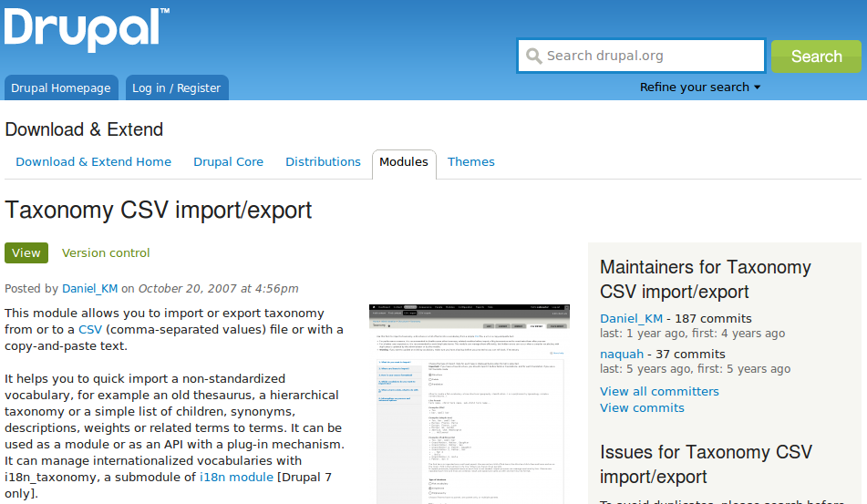 Use Taxonomy CSV import/export to create, clone or copy Taxonomies