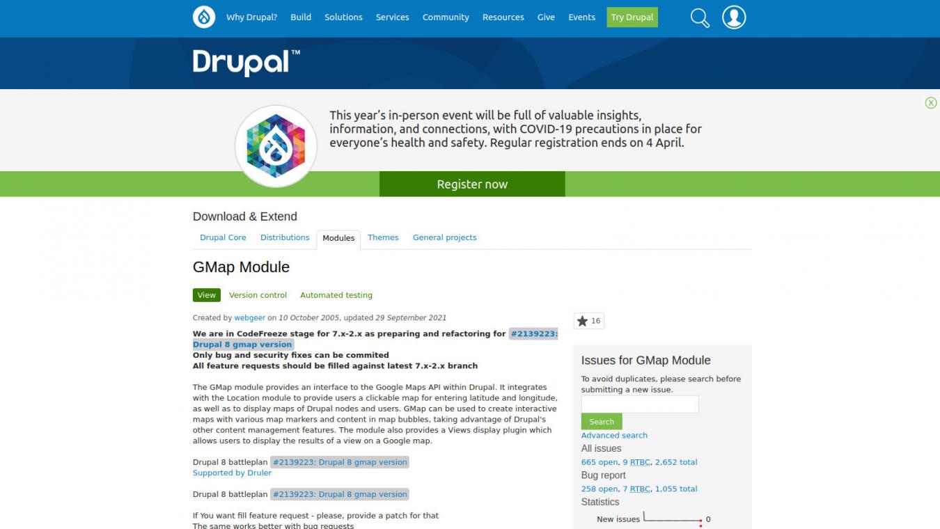 Drupal GMap Module