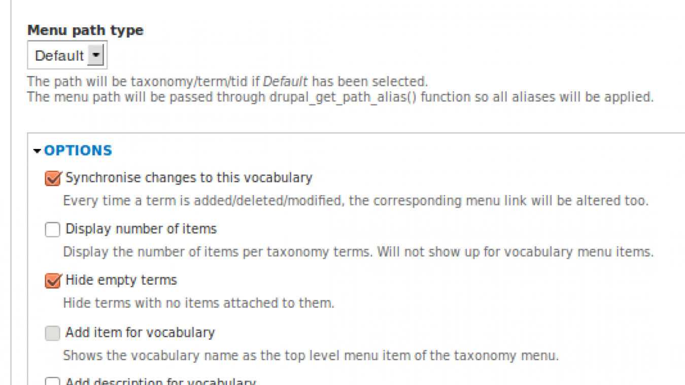 Use the module Taxonomy Menu to easily create menus from your taxonomies