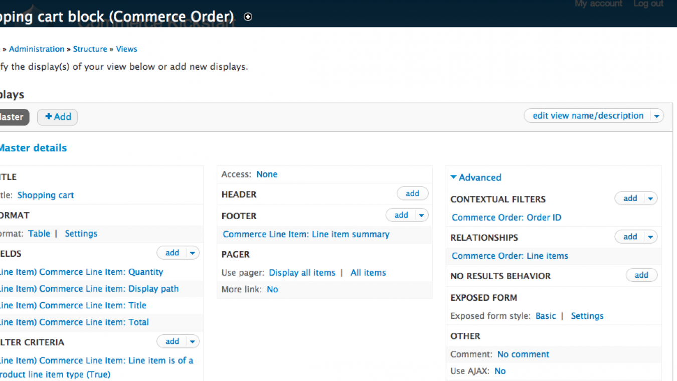 How to hide an empty shopping cart with drupal commerce