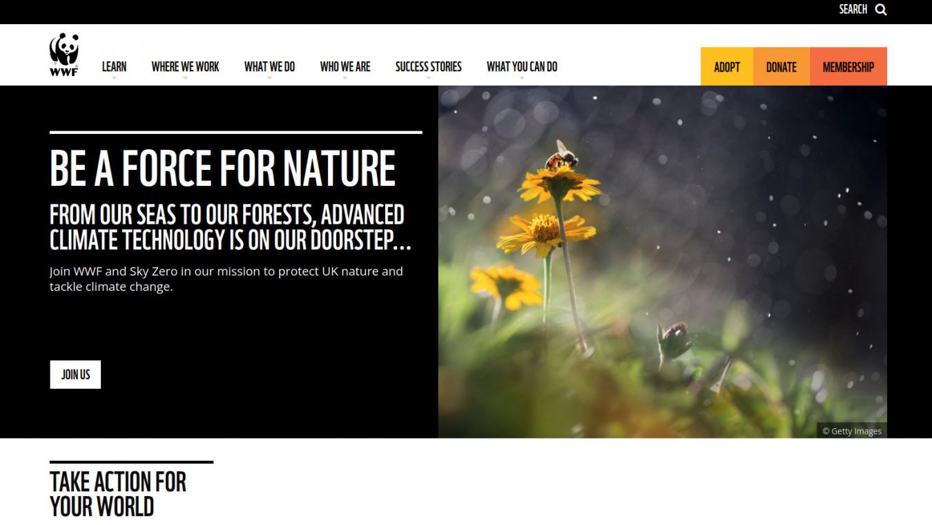WWF Drupal website